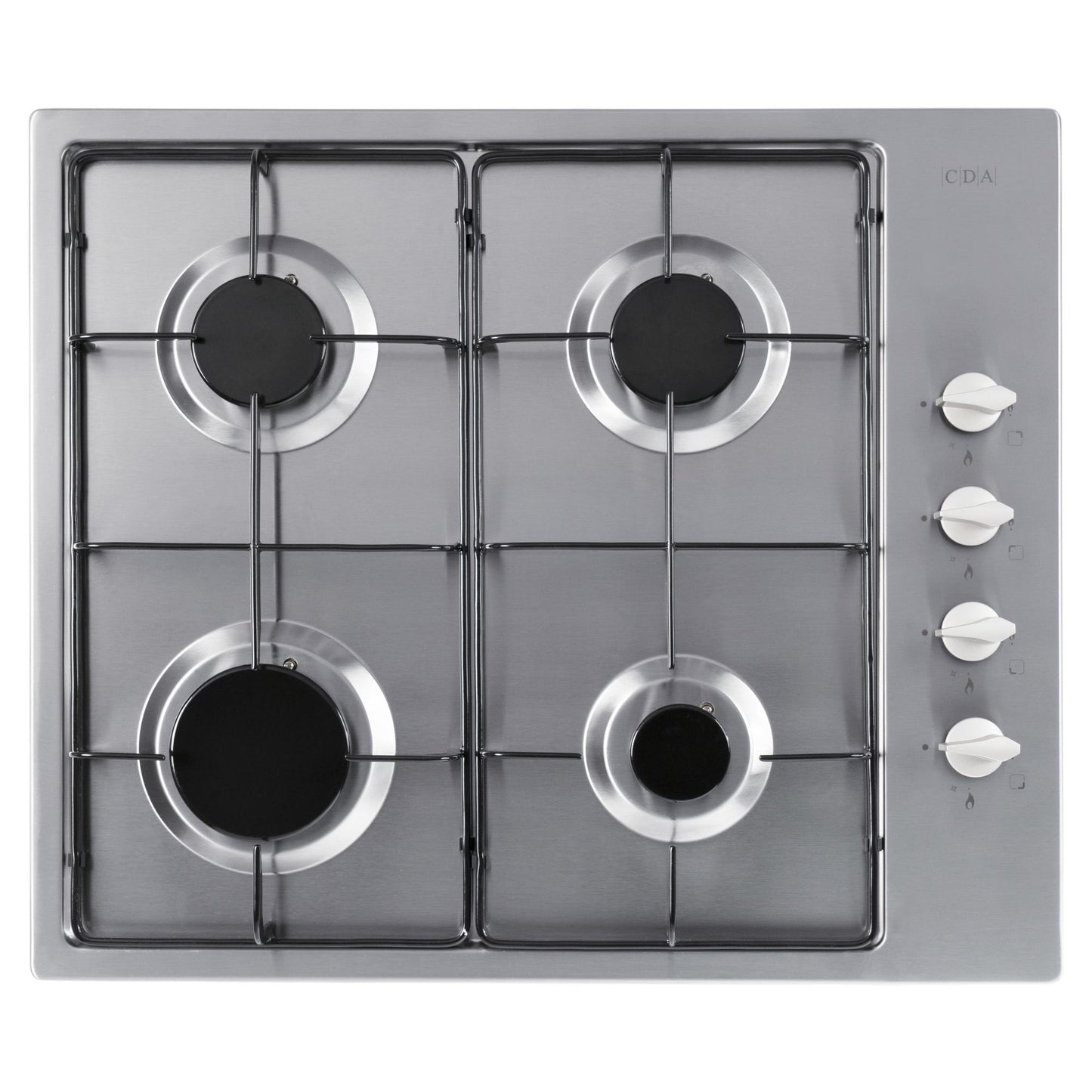 Light Slate Gray HG6151SS Four burner gas hob