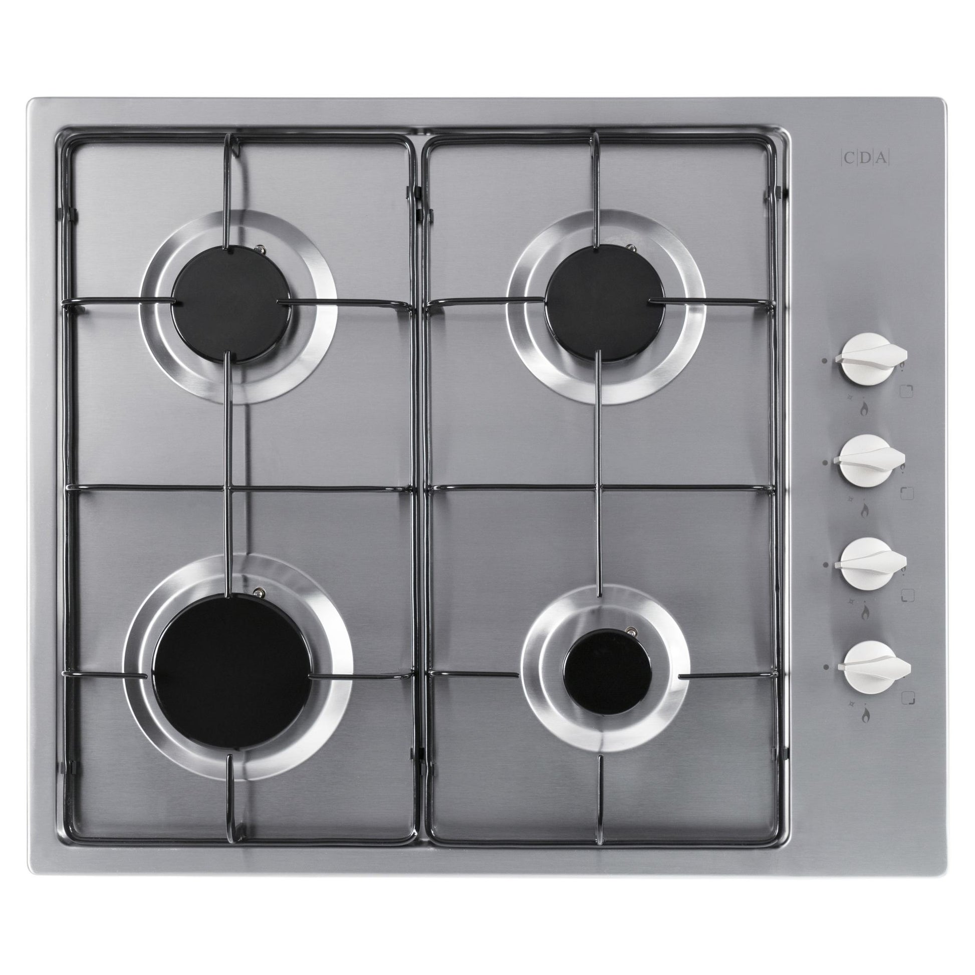 Light Slate Gray HG6151SS Four burner gas hob