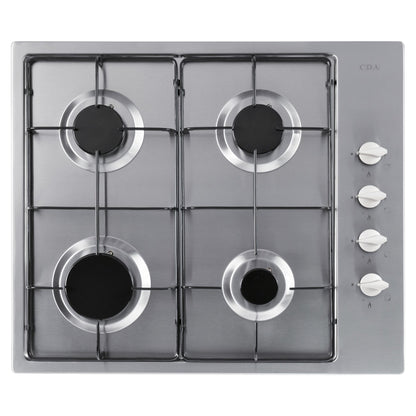 Light Slate Gray HG6151SS Four burner gas hob