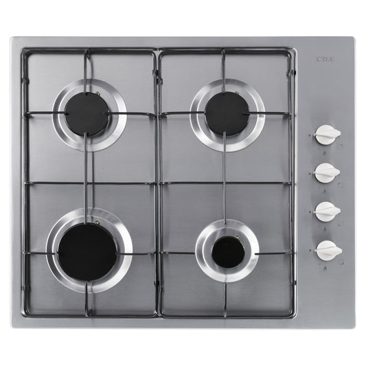 Light Slate Gray HG6151SS Four burner gas hob