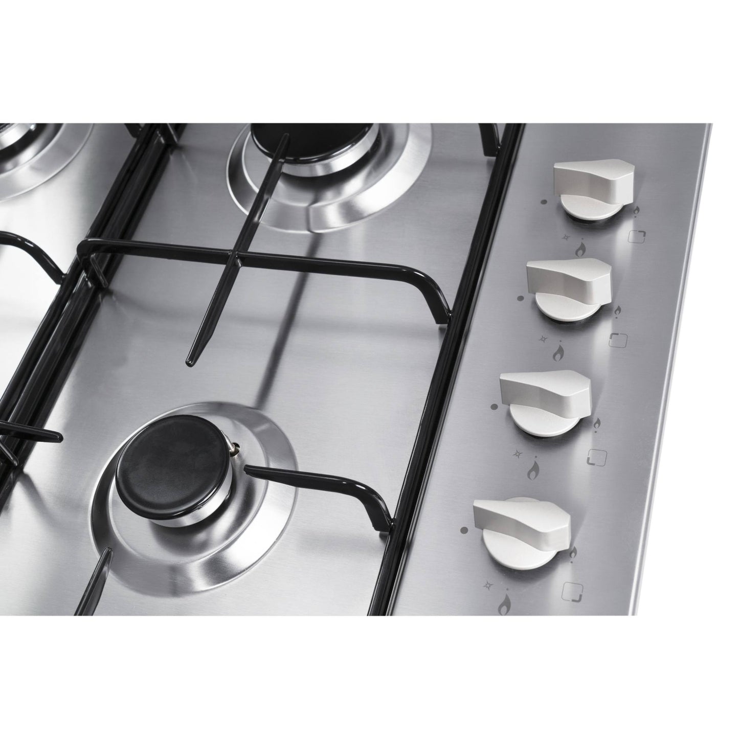 Dark Gray HG6151SS Four burner gas hob