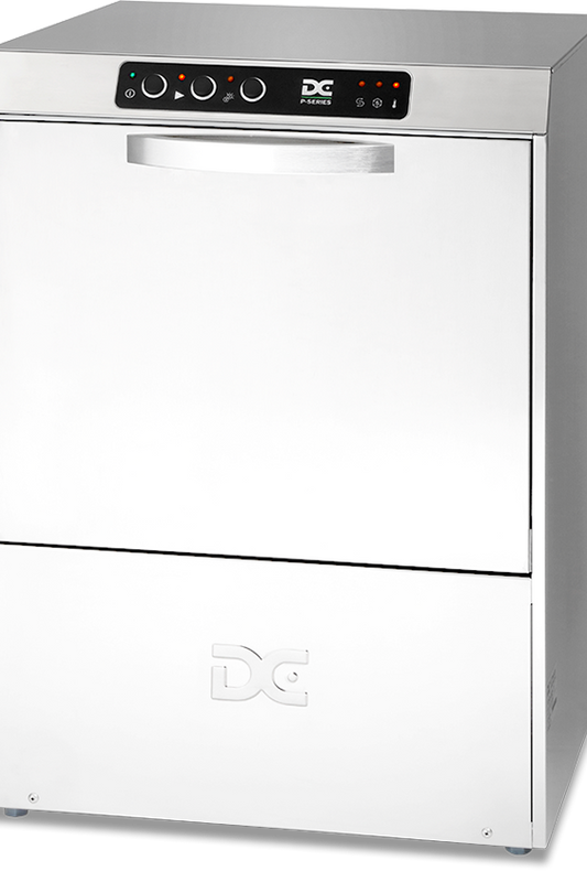 White Smoke DC PD50IS Premium Range 500mm Basket Frontloading Commercial Dishwasher with Integral Water Softener, 18 Plates - Contact Us For Availability