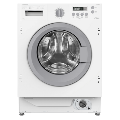 CDA 7kg Integrated Washing Machine 1200rpm - White