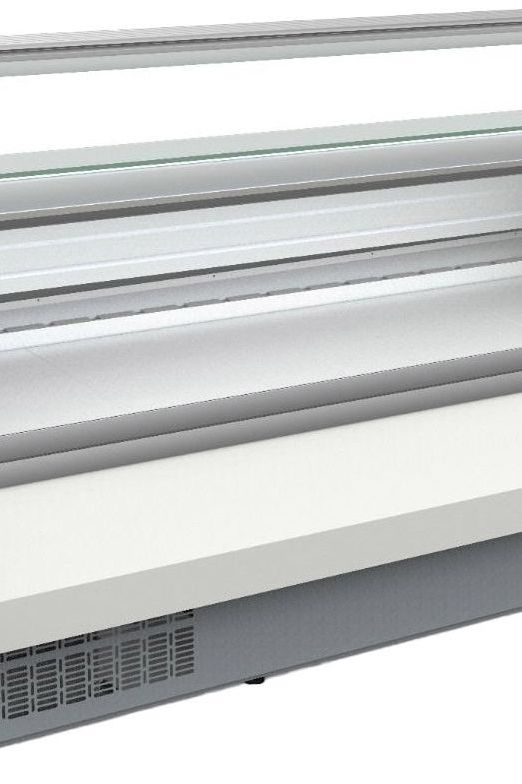 Gray Coreco CVED-8-15-C Curved Glass Serveover 1525mm - Out Of Stock