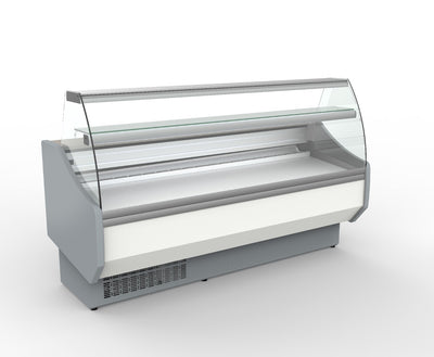 Coreco CVED-8-30-C Curved Glass Serveover, 2995mm - Special Order