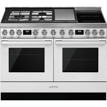 Black SMEG Portofino Range Cooker, 1200 mm