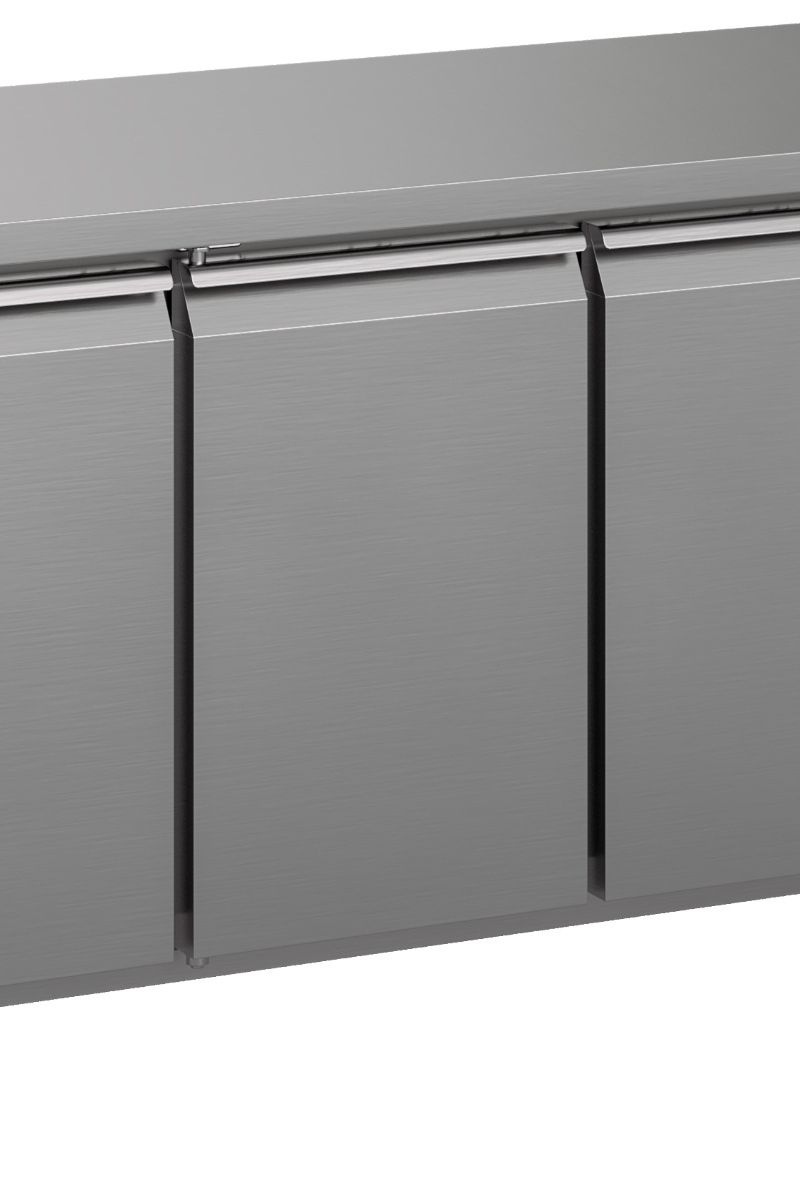 Light Slate Gray Hoshizaki Premier K 3 A DL DL DR C U 3 Door Stainless Steel Refrigerated Counter, 463 Litres - Contact Us For Availability