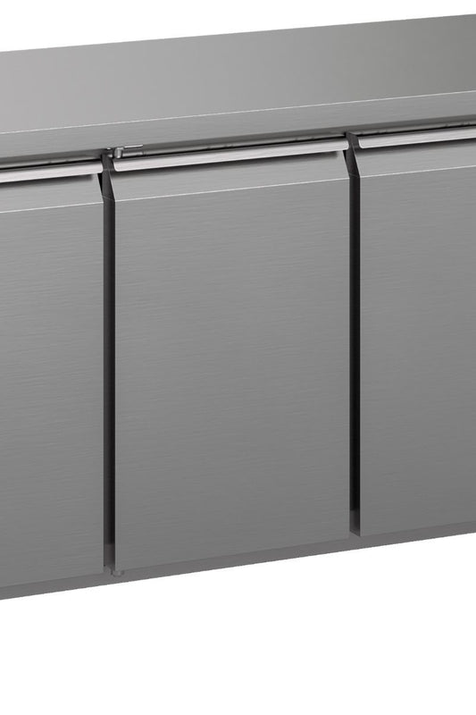 Light Slate Gray Hoshizaki Premier K 3 A DL DL DR C U 3 Door Stainless Steel Refrigerated Counter, 463 Litres - Contact Us For Availability