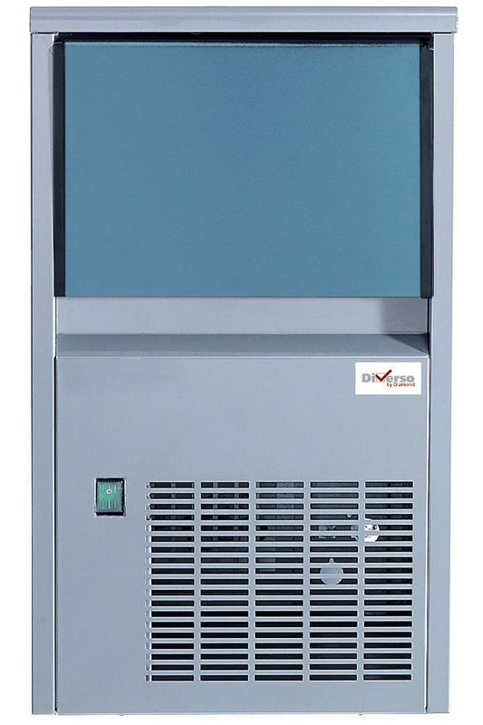 Light Slate Gray Diverso WR-SP24-A-R2X Full ice cube maker, (14 gr) 24kg/24h with storage 6 kg stainless steel - Contact Us For Availability