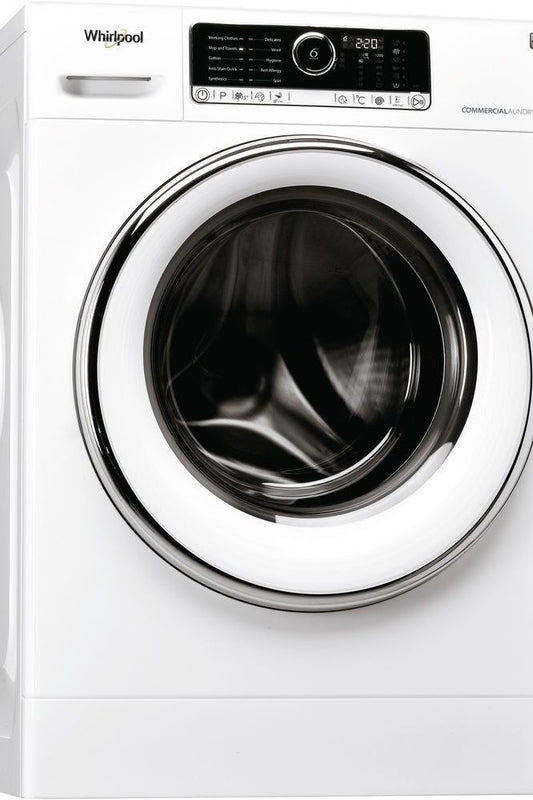 Black Whirlpool Omnia AWG1112/PRO 6th Sense A+++ Commercial Washer, 11kg - Discontinued