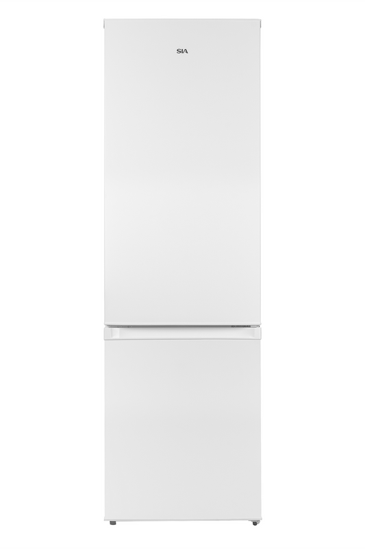 Lavender SIA White Freestanding 268L Combi Fridge Freezer
