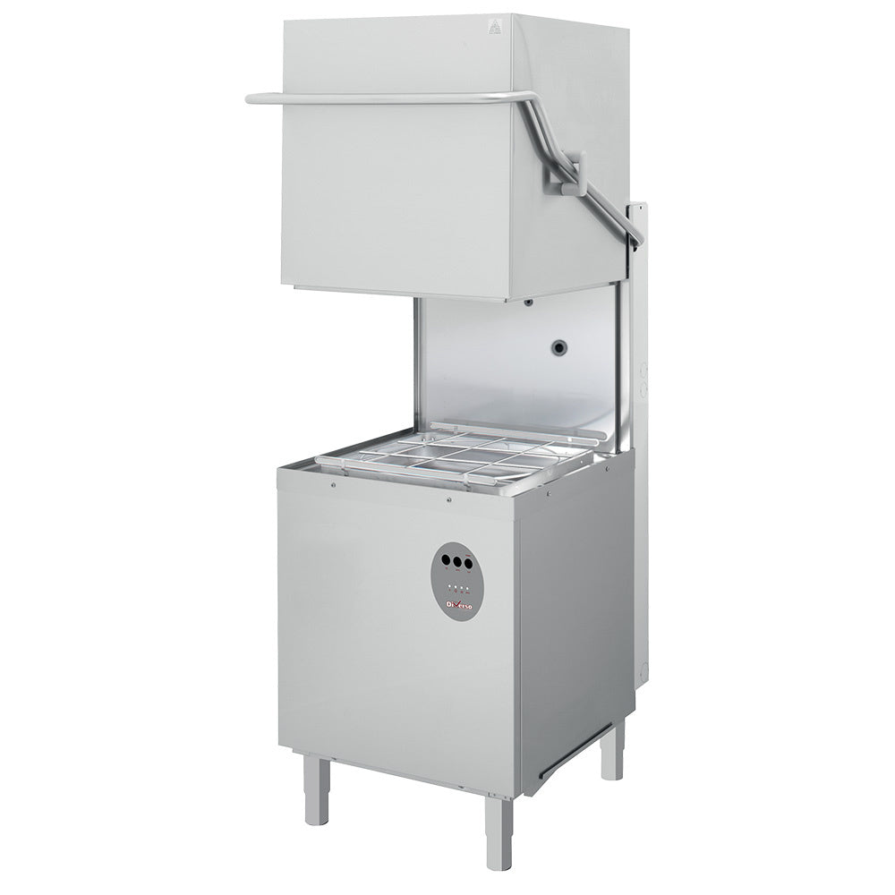 Gray Diverso WR-LVCD-D6 Hood dishwasher, square basket 500x500 mm with detergent dispenser - Contact Us For Availability