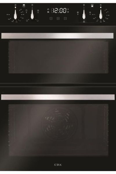 Dark Slate Gray CDA DC741SS Built-under electric double oven