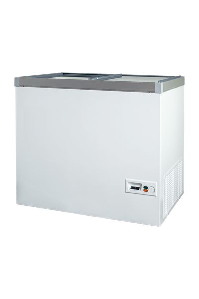 Light Gray Vestfrost DFG275 Display Chest Freezer, 265 Litres - Low Stock