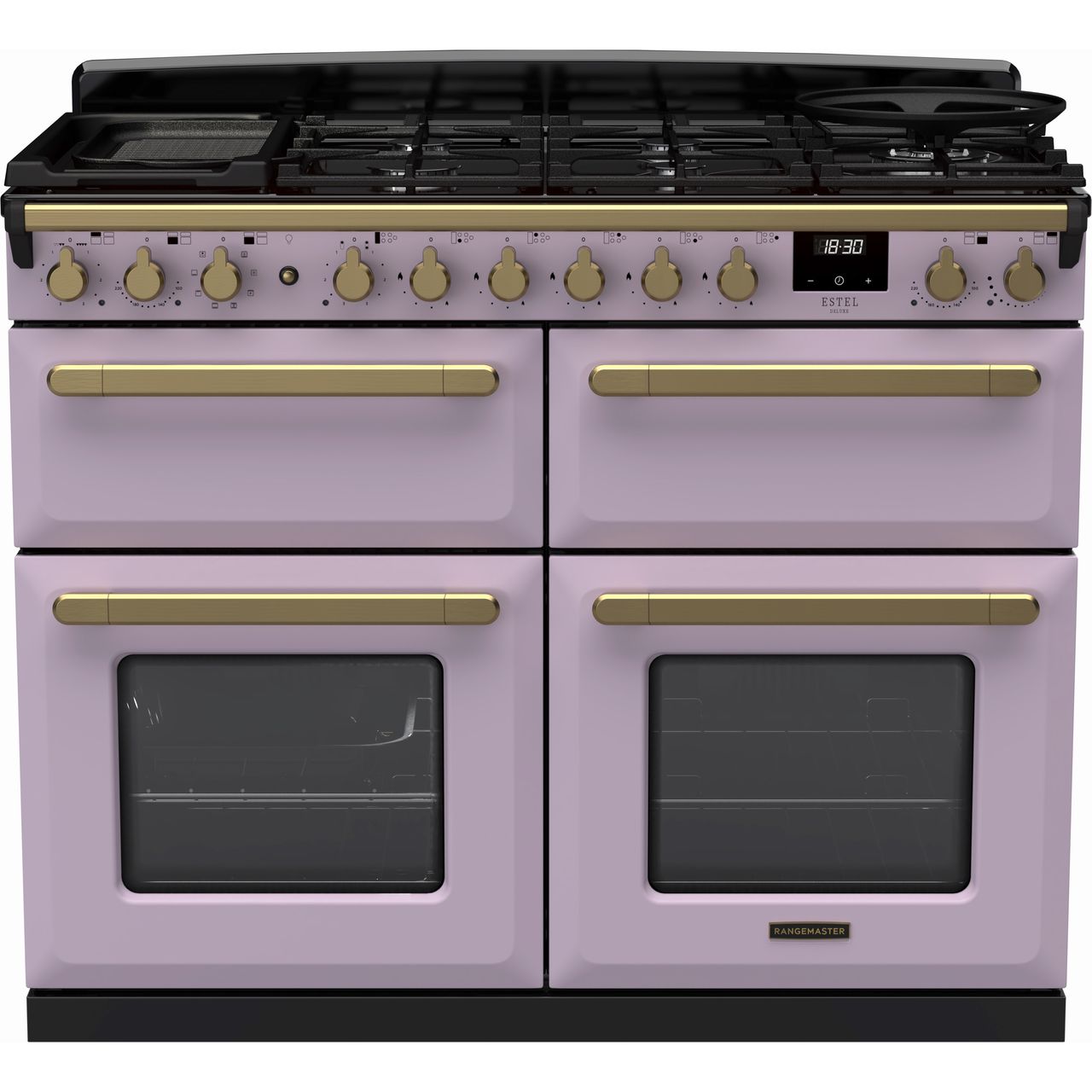 Dark Gray Rangemaster Estel Deluxe 110 Range Cooker, 1092 mm
