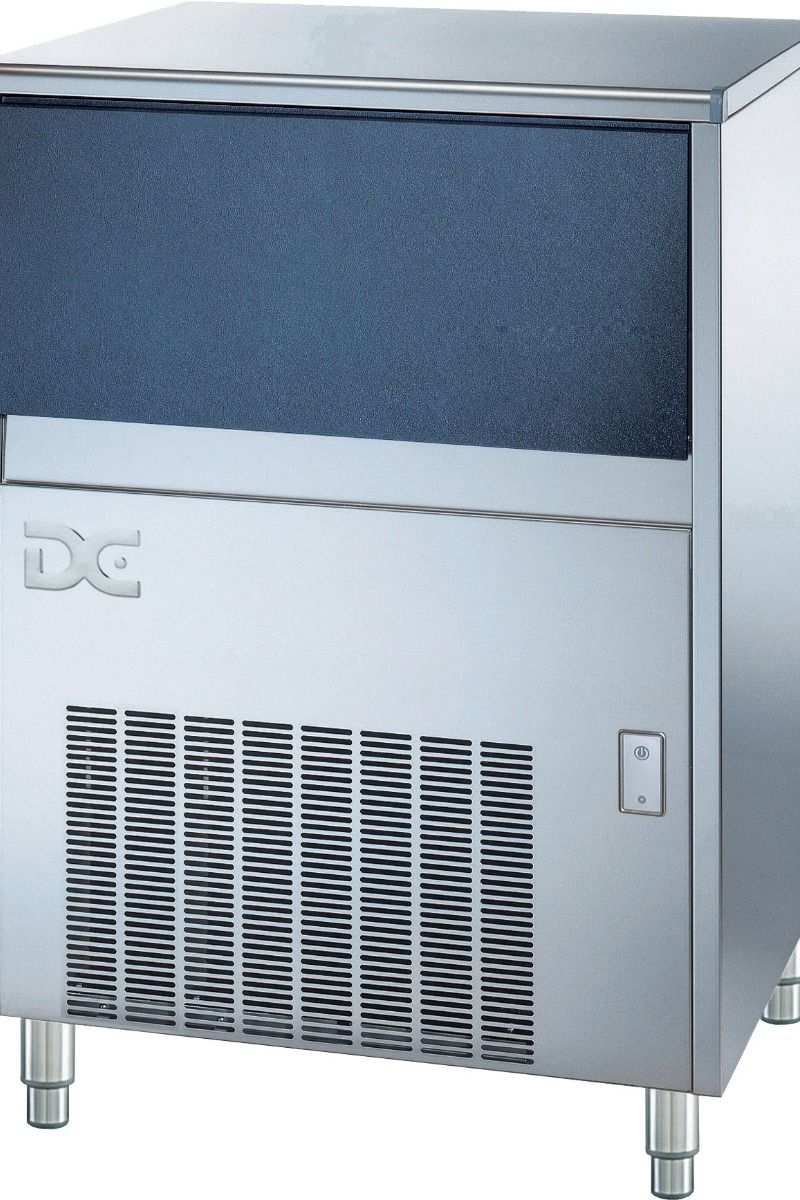 Light Steel Blue DC DCP75-30A Self Contained Hollow Ice Machine, 75kg/24hrs Output / 30kg Storage - Contact Us For Availability