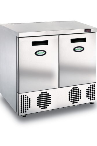 Light Gray Foster HR240/13-244 2 door Space Saver Refrigerated Undercounter Cabinet, 240 Litres - Contact Us For Availability