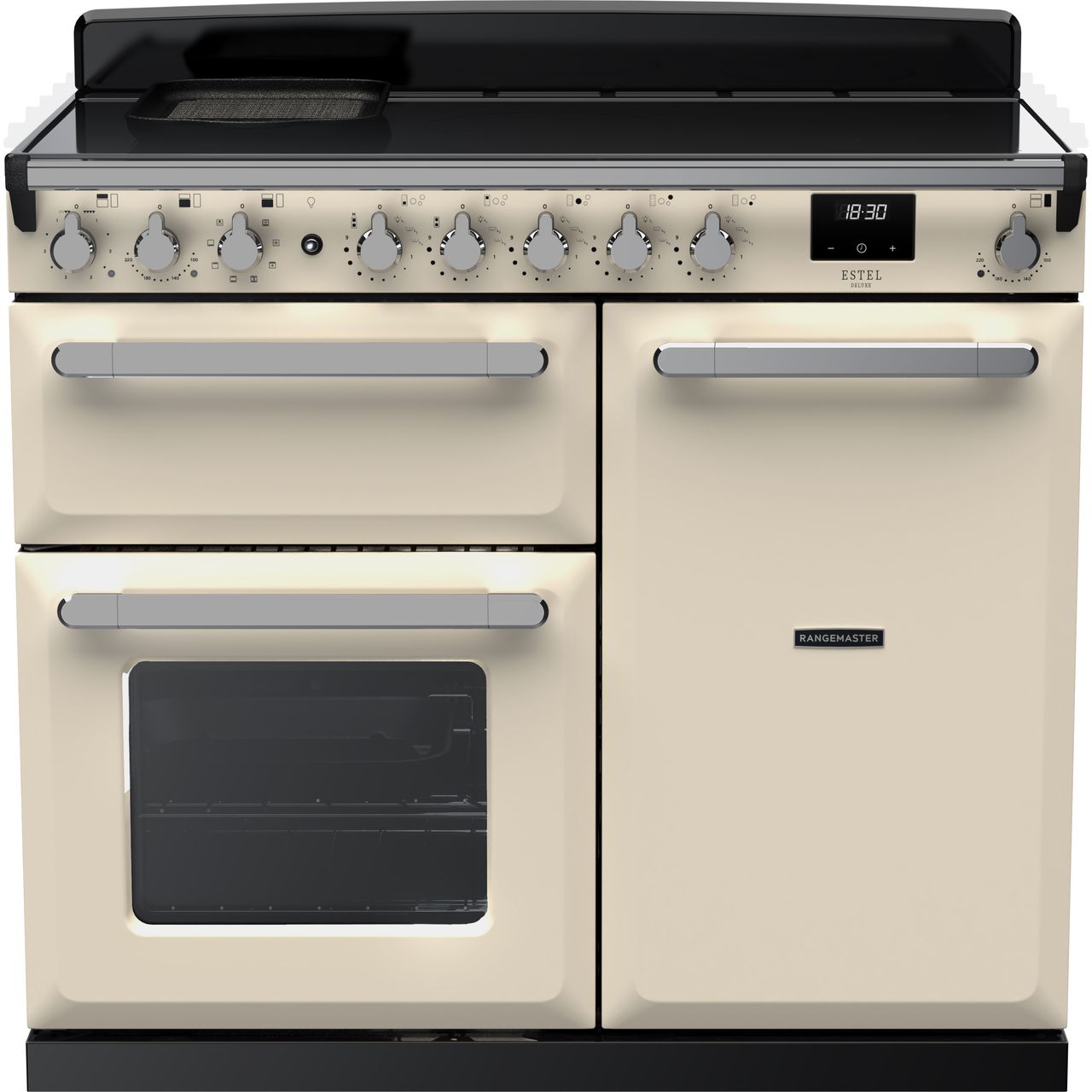 Gray Rangemaster Estel Deluxe 100 Range Cooker, 994 mm