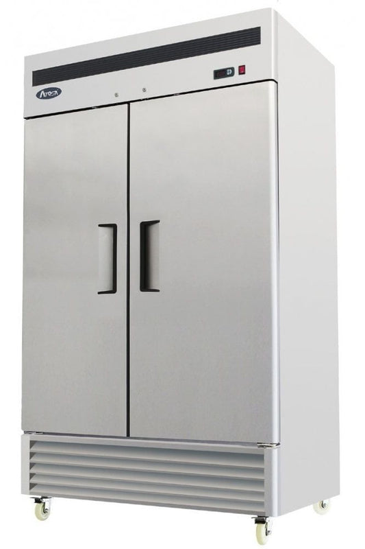 Gray Atosa MBF8187GR Double Door Bottom Mounted Gastronorm Upright Fridge, 1300 Litres - Contact Us For Availability
