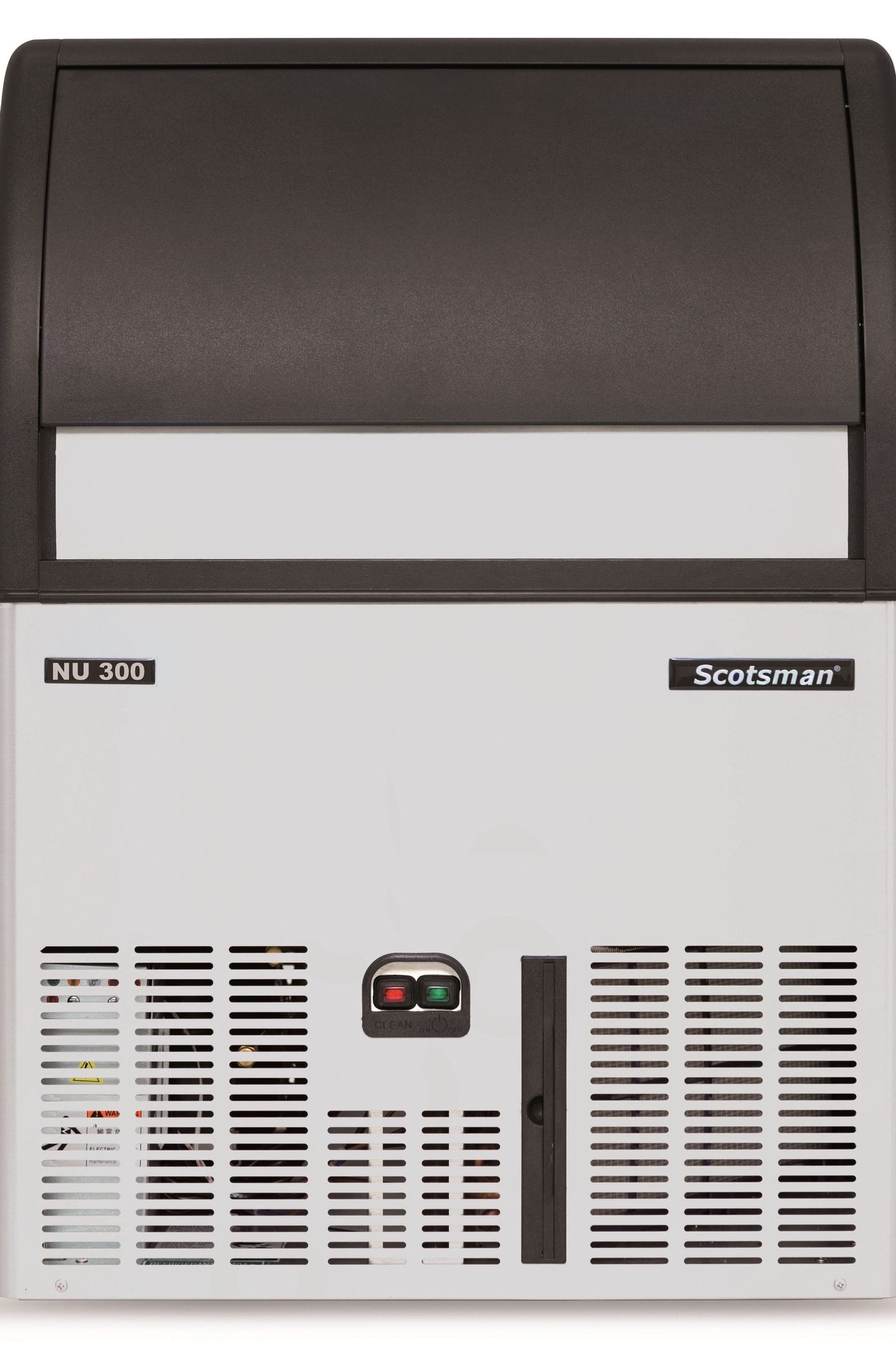 Light Gray Scotsman NU 300 Self Contained Dice Ice Maker, 142kg/24hrs Output / 37kg Storage - Contact Us For Availability