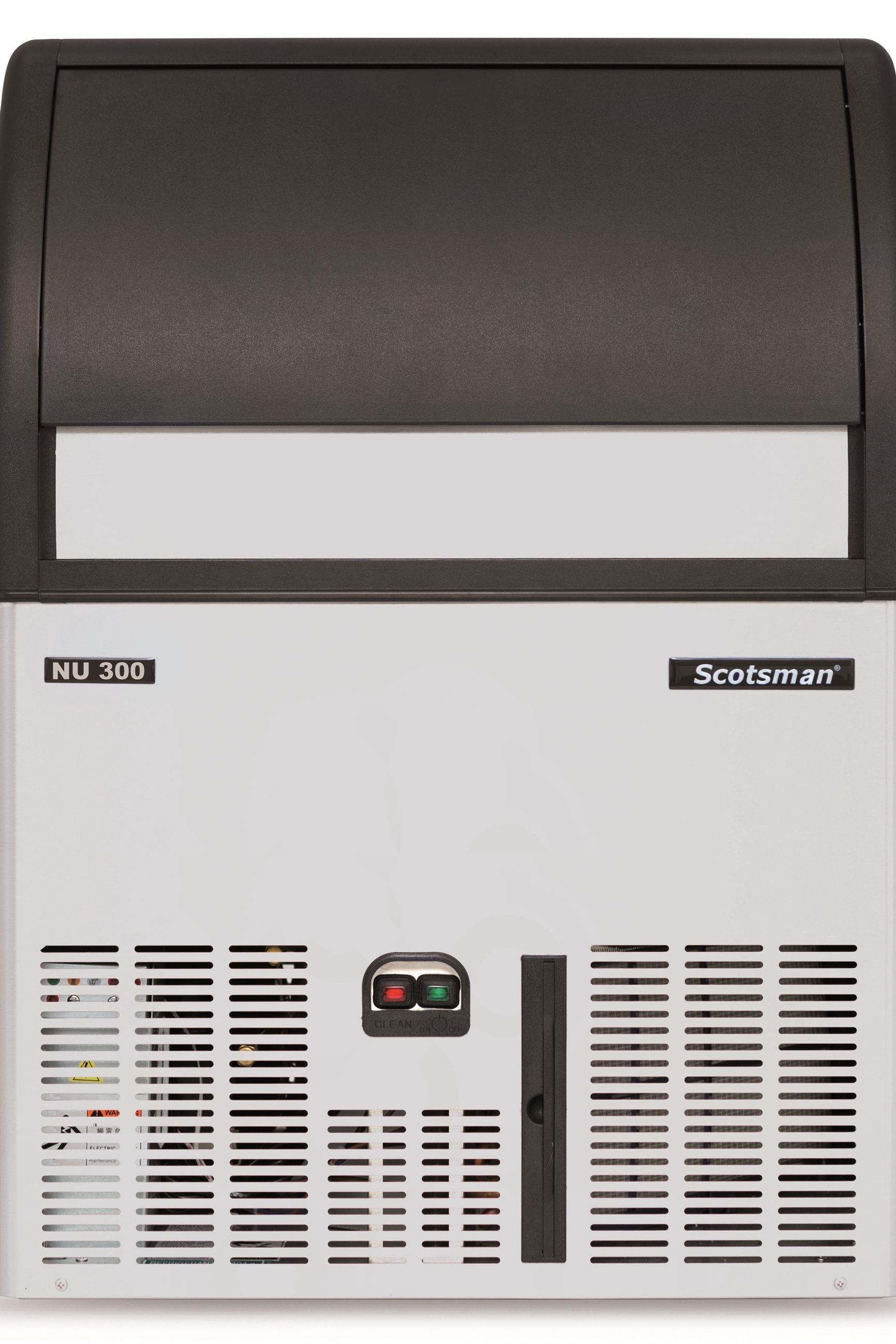 Light Gray Scotsman NU 300 Self Contained Dice Ice Maker, 142kg/24hrs Output / 37kg Storage - Contact Us For Availability