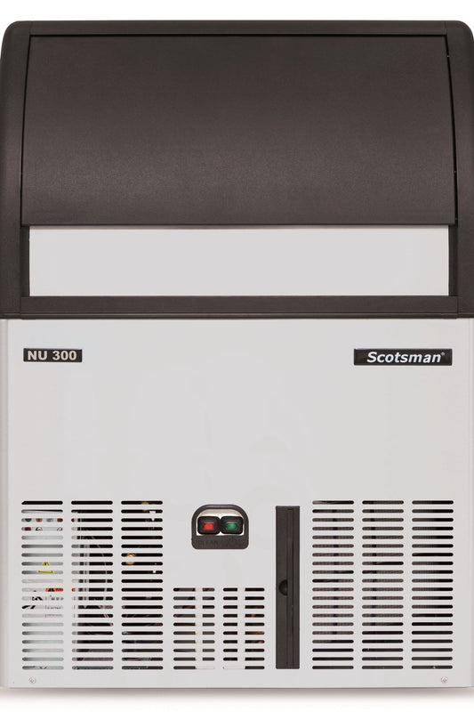 Light Gray Scotsman NU 300 Self Contained Dice Ice Maker, 142kg/24hrs Output / 37kg Storage - Contact Us For Availability