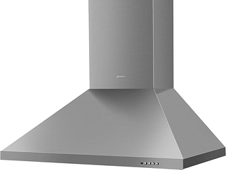 Smeg 60cm Chimney Cooker Hood - Stainless Steel