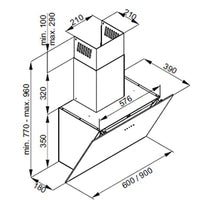 CDA EGA60BL 60cm gesture control extractor - Core Appliances