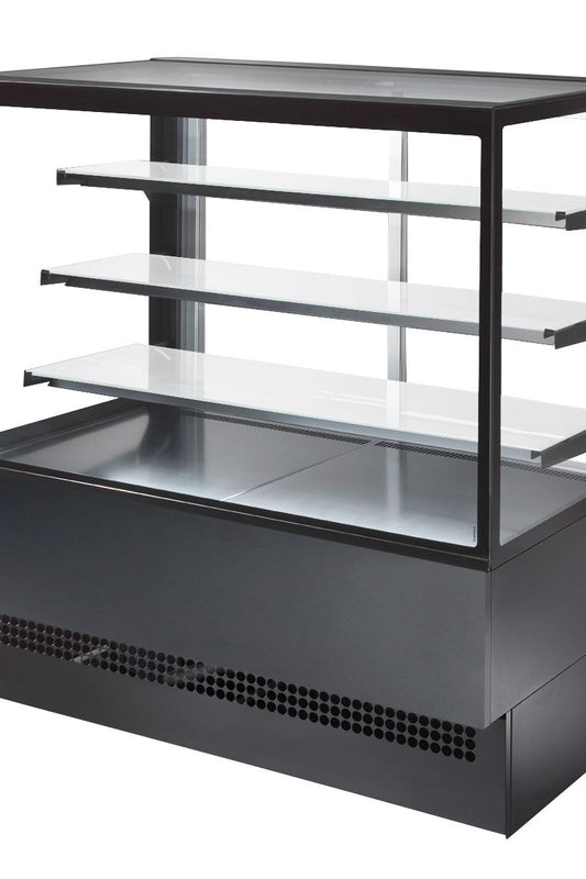 Dark Slate Gray Sterling Pro EVOK180-BLACK-R290A Black Patisserie Counter, 1800mm - Low Stock