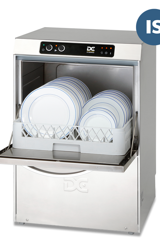 Light Gray DC SD45IS Standard Range 450mm Basket Frontloading Commercial Dishwasher with Integral Water Softener, 14 Plates - Contact Us For Availability