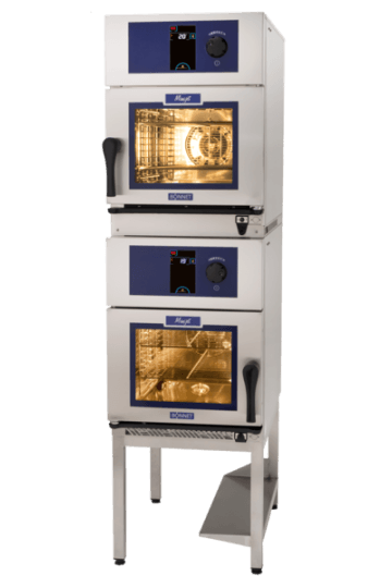 Gray Hobart B2MJ661E-40 Equajet Twin Cavity Duo 6 Level GN 1/1 Combi Oven, 12.5kW - Contact Us For Availability