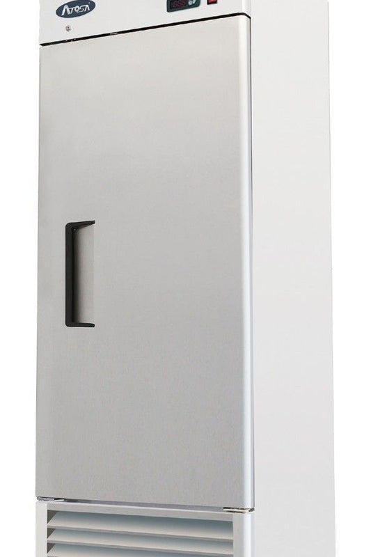 Light Gray Atosa MBF8185GR Single Door Bottom Mounted Gastronorm Upright Fridge, 610 Litres - Contact Us For Availability