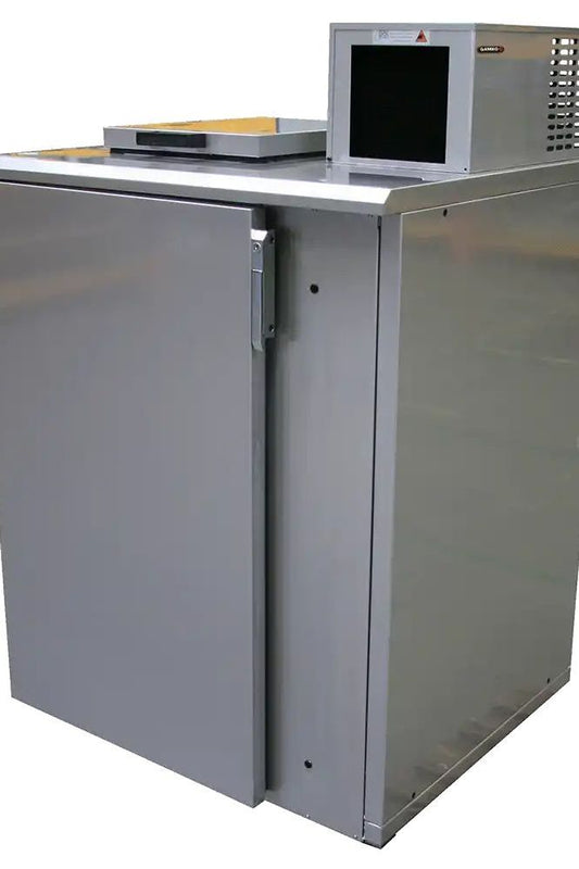Slate Gray Gamko KFK/1CS Waste Disposal Cooler, 240 Litres - In Stock