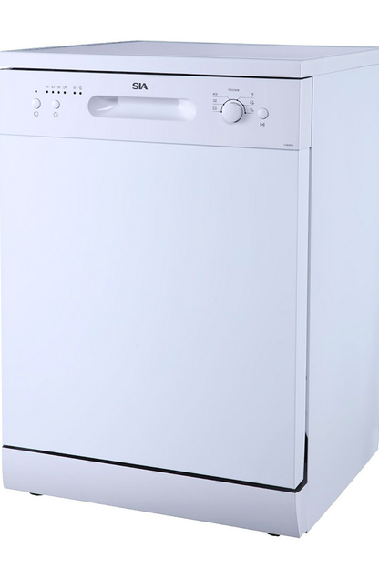 Lavender SIA 60cm White Freestanding Dishwasher