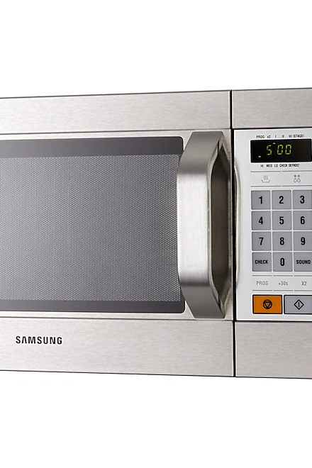 Light Gray Samsung CM1089 Light Duty Programmable Touch Control Commercial Microwave, 1110W - Contact Us For Availability