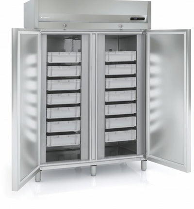 Coreco AP-1002 Double Door Refrigerated Stainless Steel Fish Storage Cabinet, 1404 Litres - Special Order