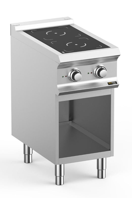 Light Gray Hobart Ecomax HEIN74A 2 Plate Induction Hob on Open Cupboard, 2 x 3.5kW - Contact Us For Availability
