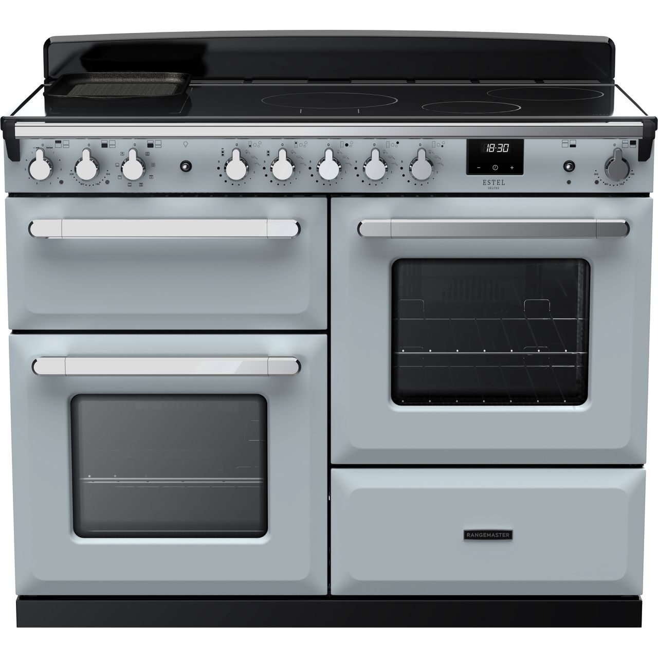 Dark Gray Rangemaster Estel Deluxe 110 Range Cooker, 1092 mm