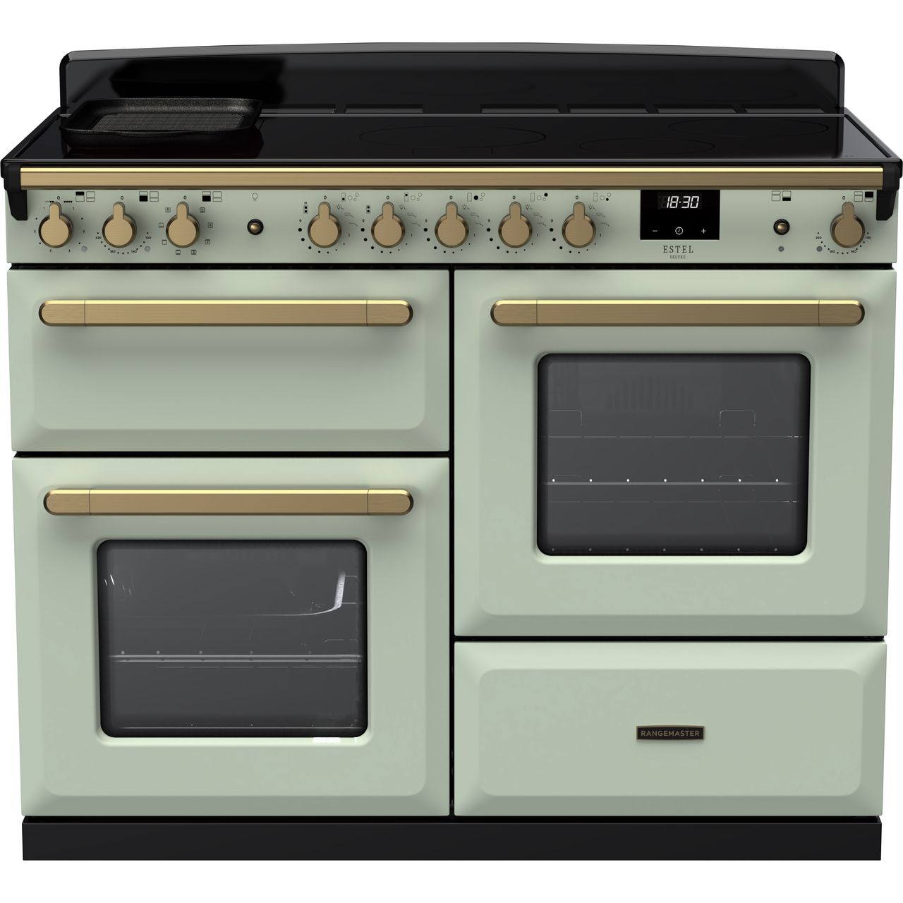Dark Gray Rangemaster Estel Deluxe 110 Range Cooker, 1092 mm