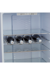 Dark Gray FLORENCE-SEAHOLLY Retro 60cm freestanding 60/40 fridge freezer