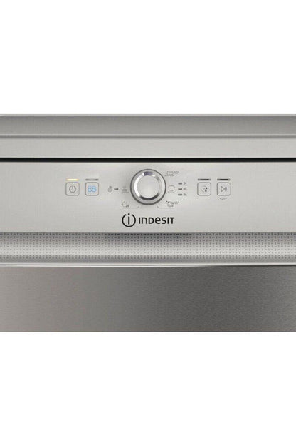 Dark Gray Indesit Freestanding Dishwasher Inox Full size