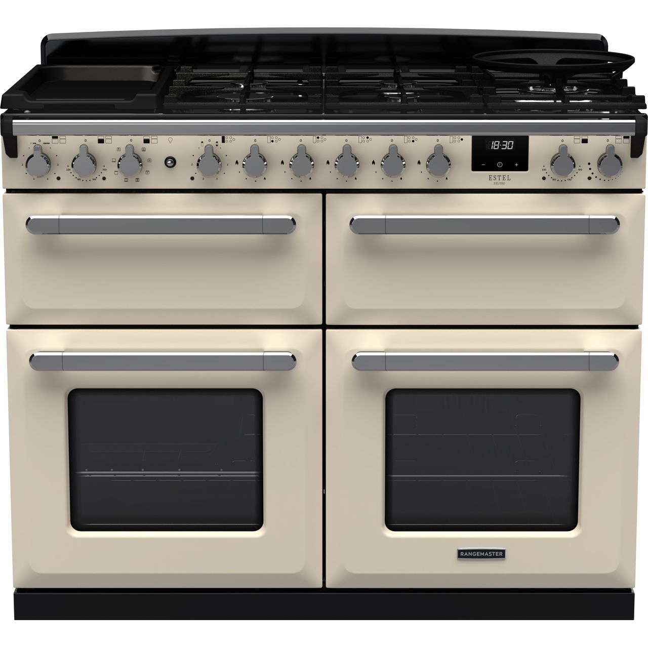 Dark Gray Rangemaster Estel Deluxe 110 Range Cooker, 1092 mm