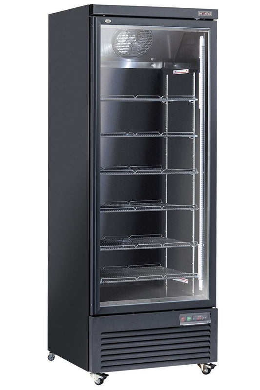 Dark Slate Gray Diverso WR-VP56-1B Vertical fridge showcase, 1 door, 615 liters - BLACK - Contact Us For Availability