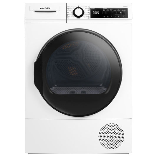 Lavender electriQ 12kg Heat Pump Tumble Dryer - White