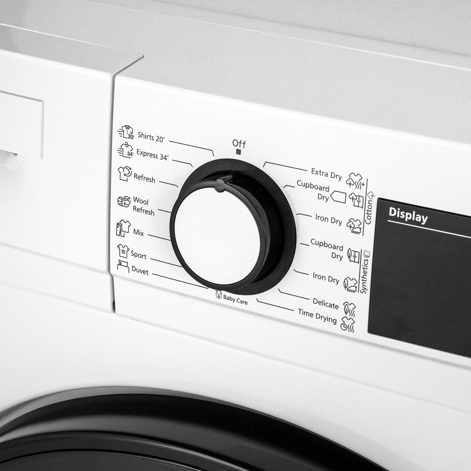 White Smoke electriQ 12kg Heat Pump Tumble Dryer - White