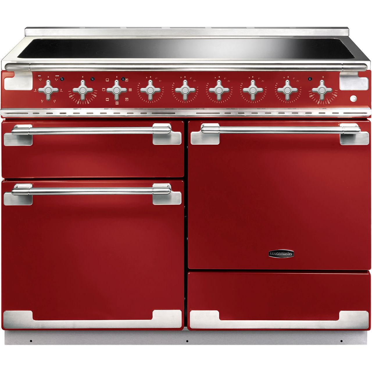 Brown Rangemaster Elise 100 Range Cooker, Electric Induction 1000 mm