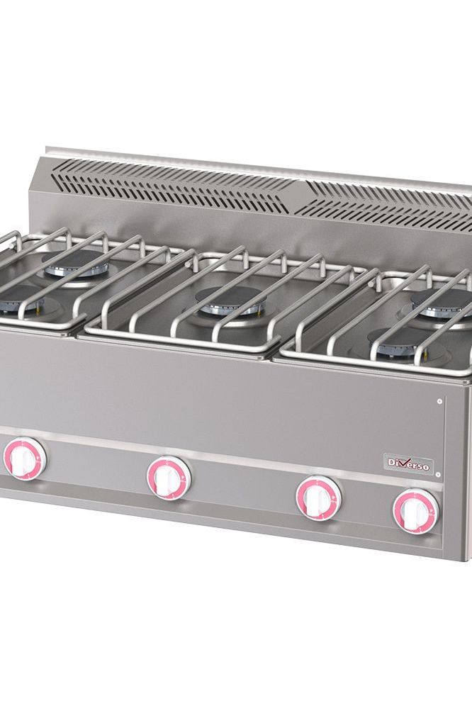 Dark Gray Diverso WR-G6FT-17 Gas cooker 5 burners, -Top- - Contact Us For Availability