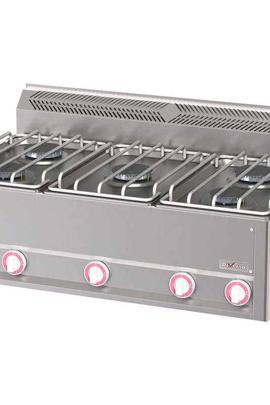 Dark Gray Diverso WR-G6FT-17 Gas cooker 5 burners, -Top- - Contact Us For Availability