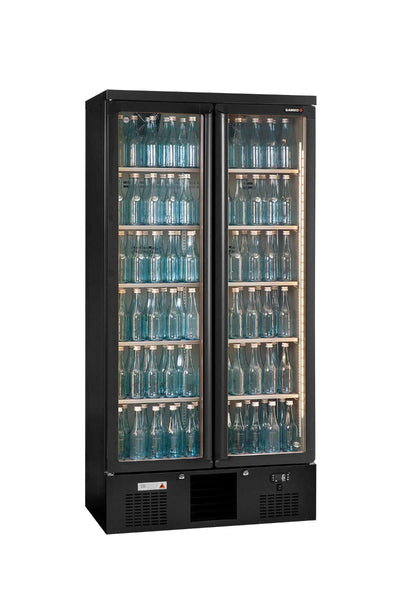 Gamko Maxiglass MG3/500G Maxiglass Hinged Glass Double Door Upright Bottle Cooler, 500 Litres - Contact Us For Availability