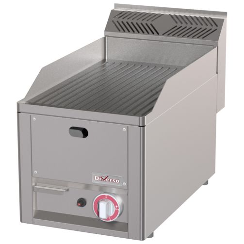 Dark Gray Diverso WR-GPRS-24 Grooved gas griddle -Top- - Contact Us For Availability